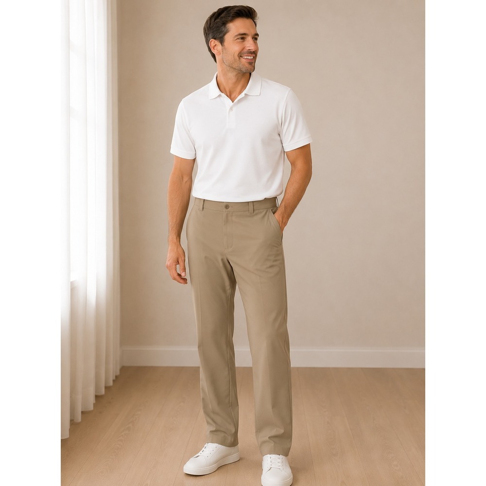 Columbia Omni-Shield Cargo Pants Men's 42x32 Tan Outdoor Hiking Fishing
